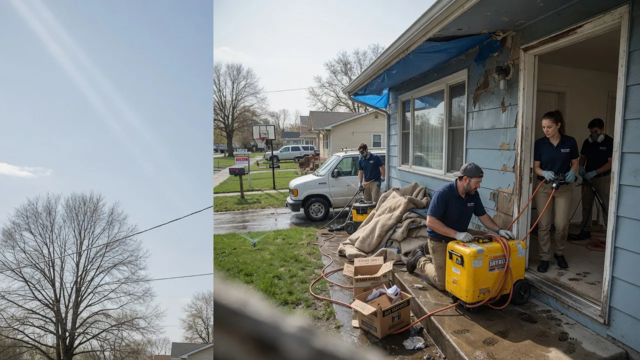 Basement Flood Cleanup in Chebanse, IL near me
